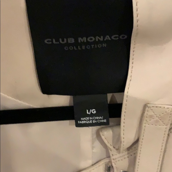 Club Monaco Collection leather vest - Picture 2 of 4